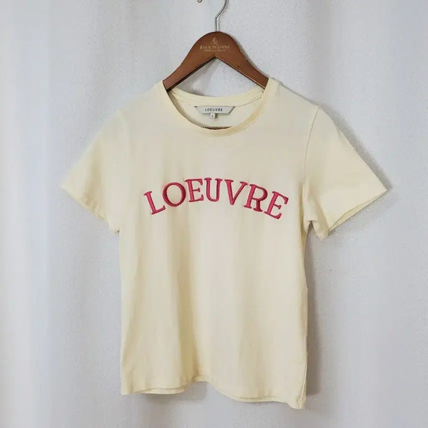 [BUNJANG] L'OBJET Women's Beige Cotton Top Size 1 (55) / 루에브르 여성1(55)