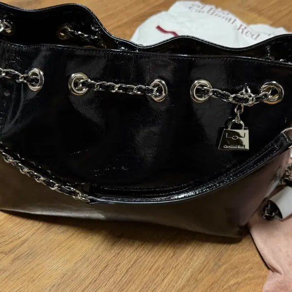 [BUNJANG] Cardinal Red Dimi Bag Black / 카디널레드 디미백 블랙