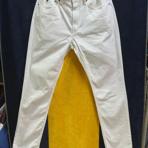 [BUNJANG] Polo Ralph Lauren 5-Pocket Cotton Pants White / [정품] 폴로 랄프로렌 5포켓 코튼 면바지 (화이트32/32)