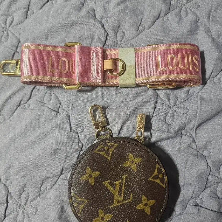 [BUNJANG] Louis Vuitton Pink Strap Coin Pouch / 루이비통 핑크 스트랩 코인 파우치