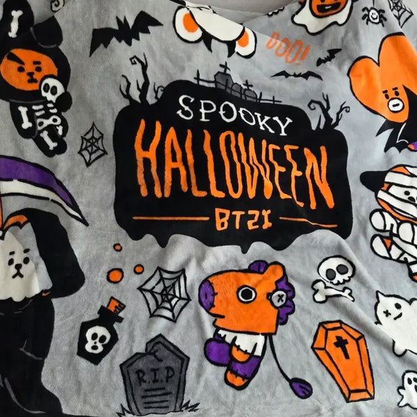 [BUNJANG] BT21 Halloween Blanket / BT21 할로윈 담요