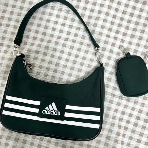 [BUNJANG] Adidas Green Upcycled Samba Hobo Bag / [새상품]아디다스 그린 업사이클링 삼바 호보백 (아디다스 토트백 빈티지아디다스)