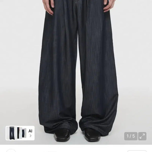 [BUNJANG] DNSLR Drape Curved Slacks XL / 디앤에스알 드레이프 커브드 슬랙스 XL