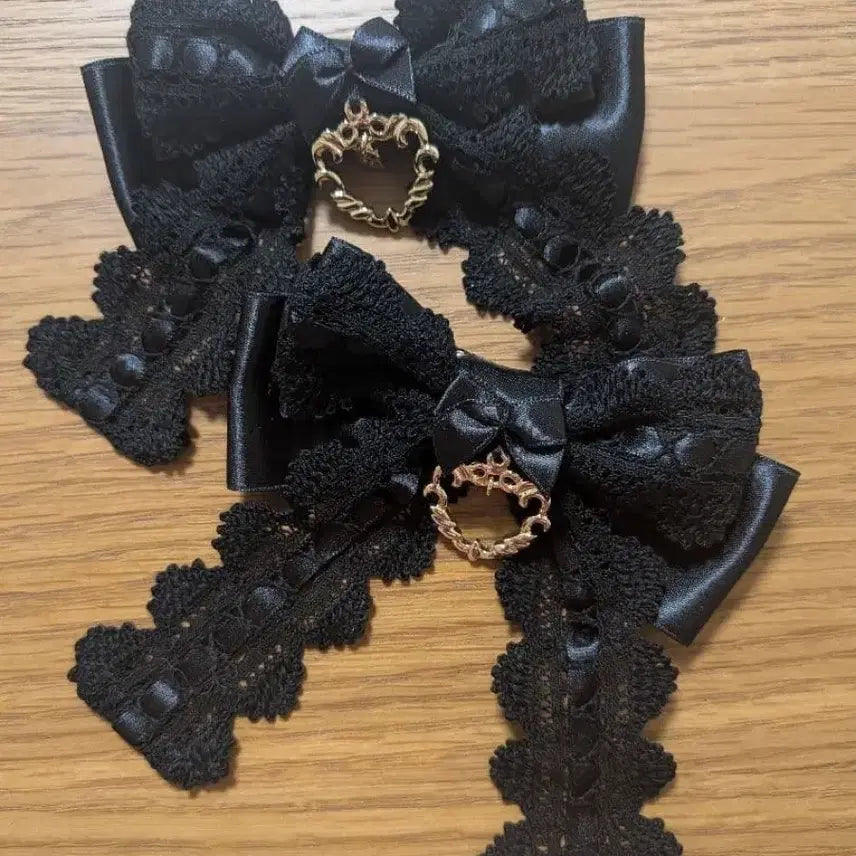 [BUNJANG] Jamsquid Cheryl Lace Clip Set / 베이비더스타샤인 셰릴 레이스 클립