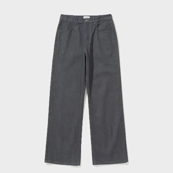 [BUNJANG] My Library Wide Selvage Denim Gray S / 마이라이브러리 와이드 셀비지 데님 그레이 S