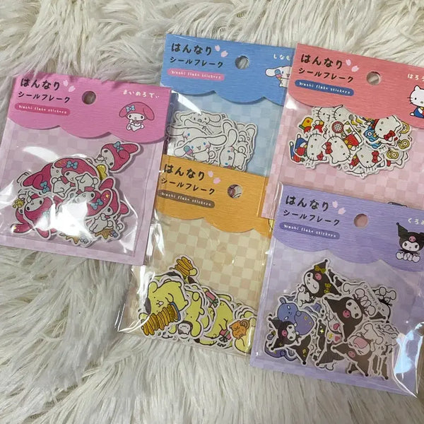 [BUNJANG] Sanrio Hannari Gold Foil Sticker / 산리오 한나리 금박 스티커 새상품