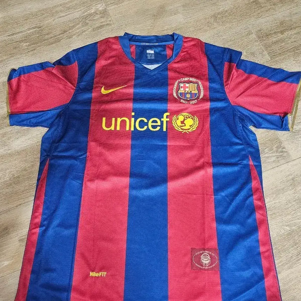 [BUNJANG] FC Barcelona Ronaldinho Old Football Jersey XXL / 바르셀로나 호나우지뉴 호나우딩요 마킹 올드 유니폼