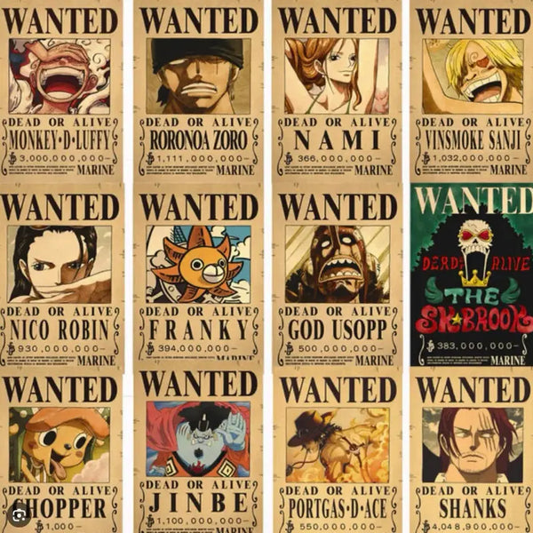 [BUNJANG] One Piece Masterpiece Poster Set / 결제