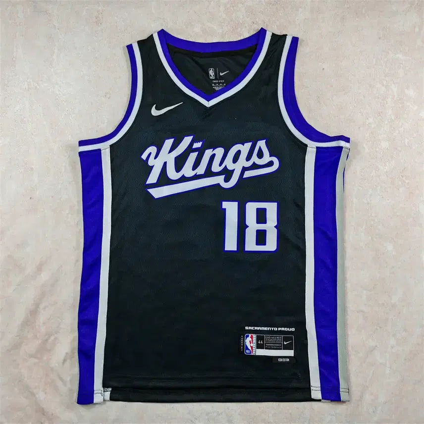 [BUNJANG] NBA Kings 18 Westbrook Black Hot Clutch Jersey / NBA 농구 유니폼 킹스 18번 웨스트브룩 블랙 핫클러치 유니폼 WESTBROOK