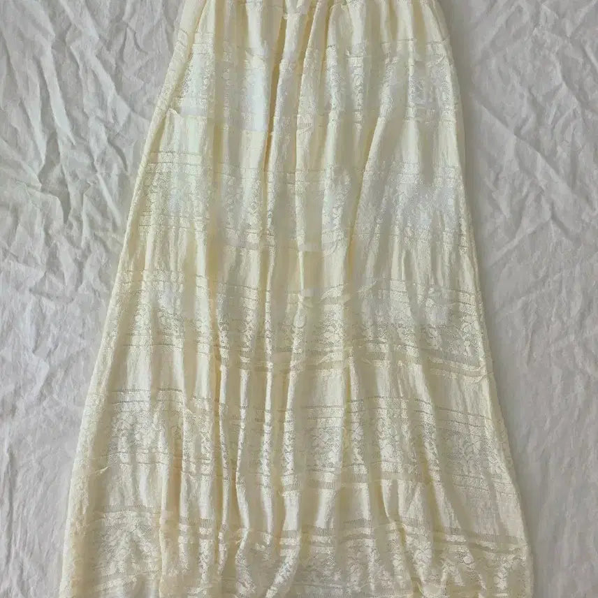 [BUNJANG] Mori Girl Lace Long Skirt - Vintage Japan / 모리걸 레이스 롱 스커트 일본빈티지