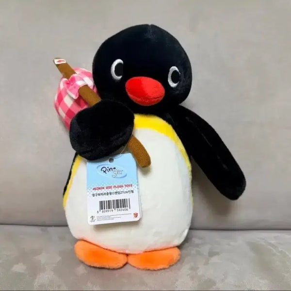 [BUNJANG] Pingu Plush Doll 27cm / 정품 핑구 보따리 스탠딩 27cm 중형 인형
