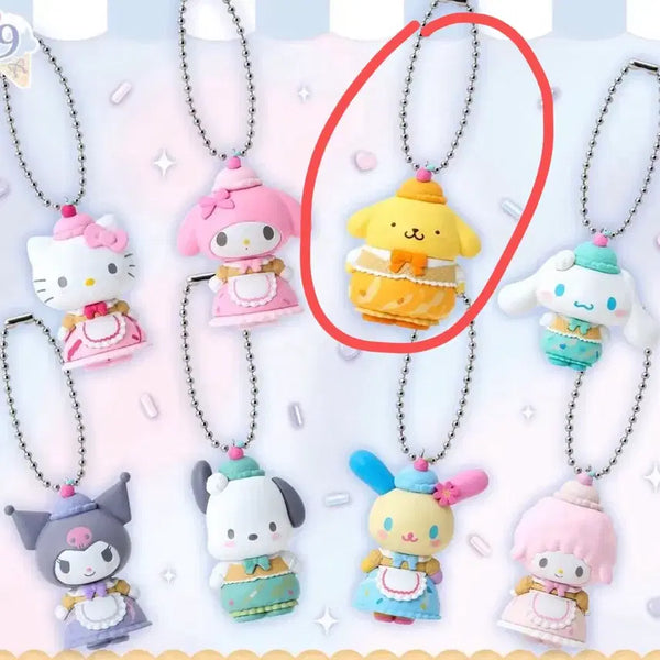 [BUNJANG] Sanrio Dreamy Ice Cream PomPomPurin Mascot Figure / (새상품)산리오 드리미 아이스크림 아이스파라 마스코트 피규어 폼폼푸린