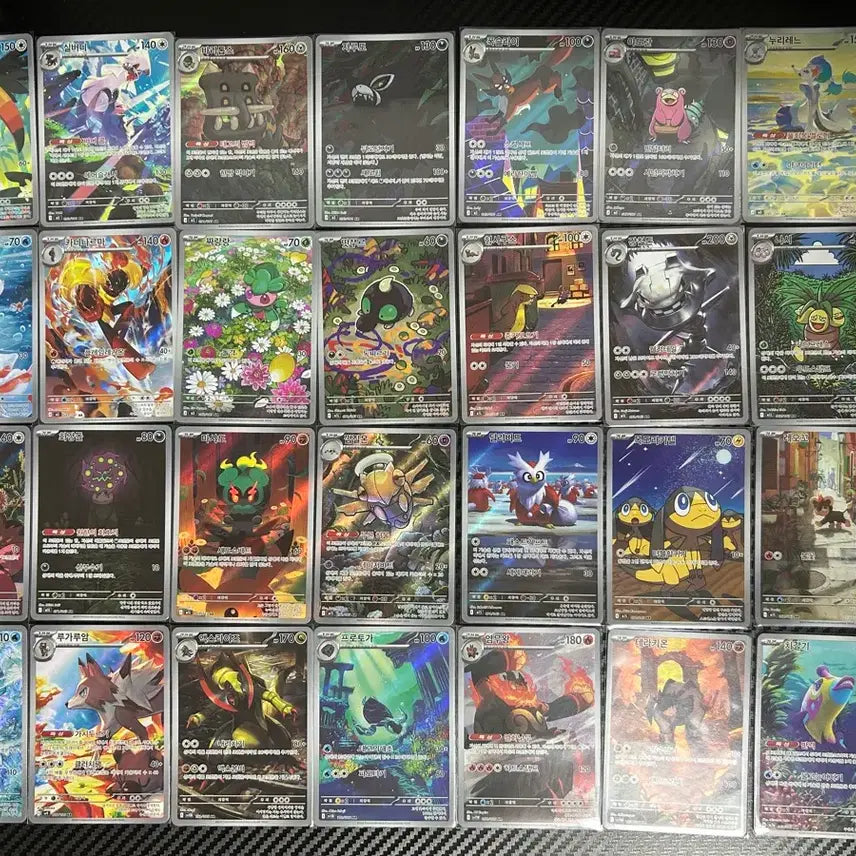 [BUNJANG] Pokemon AR Card Set (56 Cards, No Duplicates) / 포켓몬카드 중복없는 AR 56장