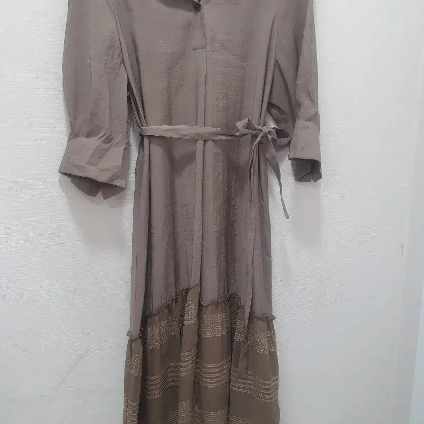 [BUNJANG] ENC Women's Long Dress Brown / [ENC] 여성 롱 원피스 브라운