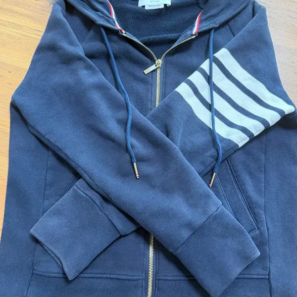[BUNJANG] Thom Browne Zip-Up Hoodie Size 2 / 톰브라운 후드집업
