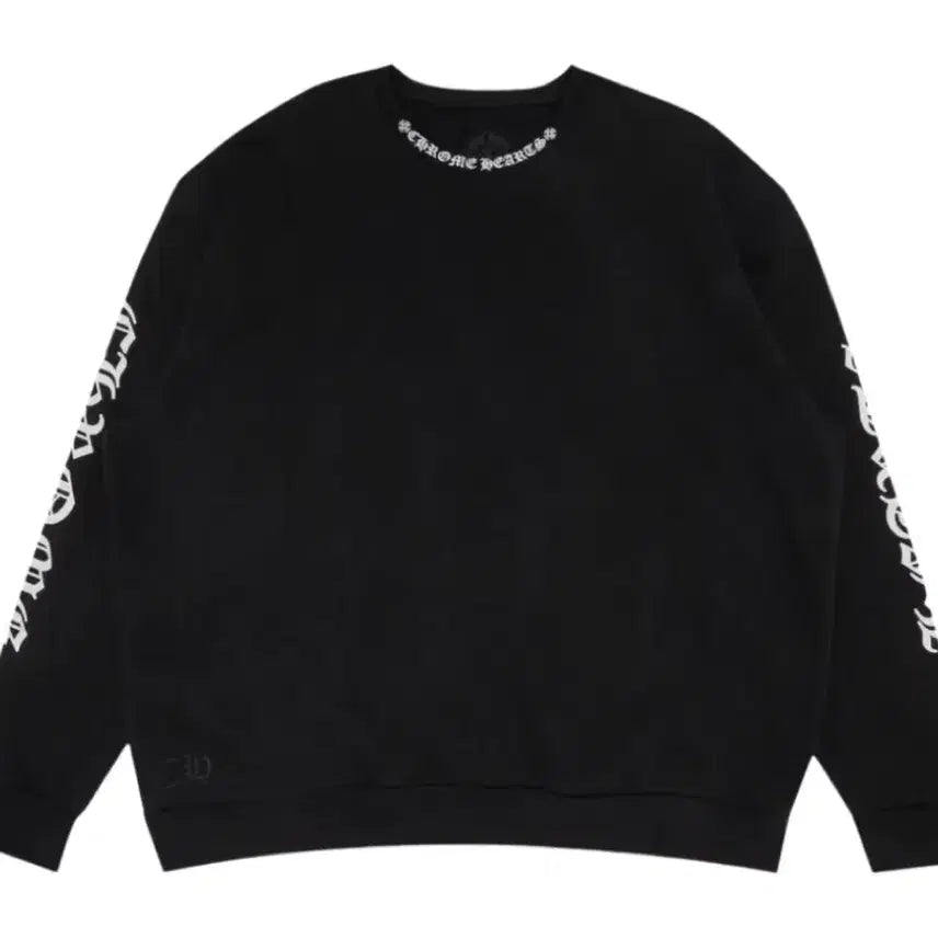 [BUNJANG] Chrome Hearts Neck Logo Crewneck Black L / 크롬하츠 넥로고 크루넥 블랙 l사이즈