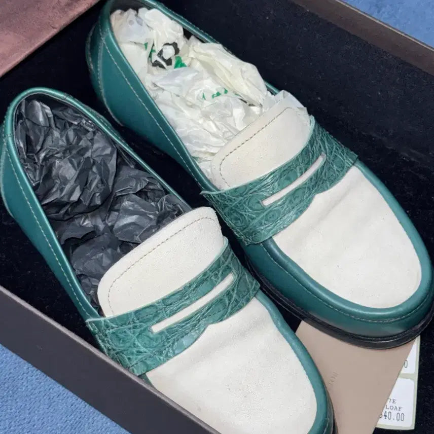 [BUNJANG] Bottega Veneta Exotic Leather Loafers / 보테가베네타 이그조틱 레더 로퍼 230
