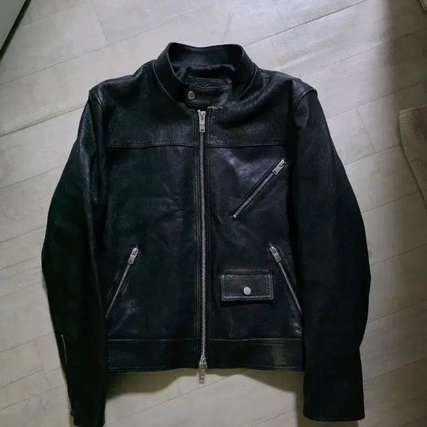 [BUNJANG] Noir Larmes New Standard Vegetable Lambskin Jacket / 느와르라르메스 뉴 스탠다드 베지터블 램스킨 자켓 44