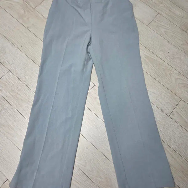 [BUNJANG] LORIENT Semi Wide Slacks Light Grey / 디자이너 브랜드 로리엣 세미 와이드 슬랙스