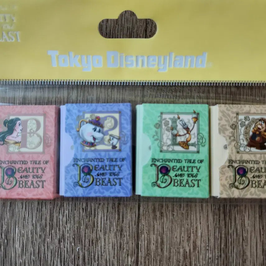 [BUNJANG] Beauty and the Beast Eraser Set (4 pcs) / 도쿄 디즈니랜드 미녀와야수 지우개 (4개)