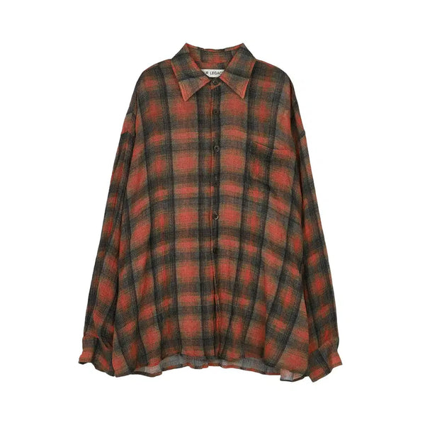 [BUNJANG] Our Legacy Borowed Shirt Big Lumber Check Print / [46] 아워레가시 보로우드 셔츠 빅 럼버체크 프린트