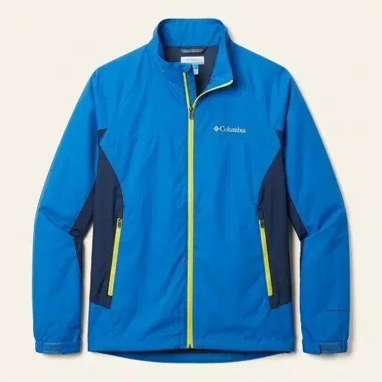 [BUNJANG] Columbia Windbreaker Jacket L Blue/Navy/Yellow / 콜롬비아 바람막이 L 블루/네이비/옐로우