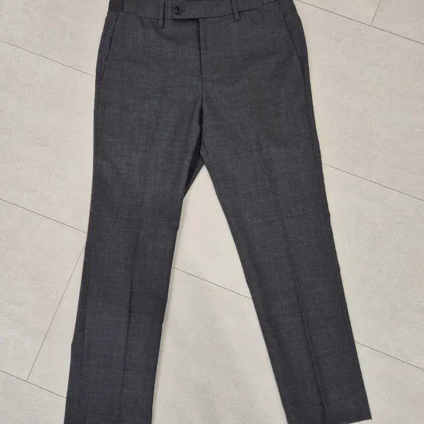 [BUNJANG] Allegri Charcoal Wool Blend Slacks / 알레그리 차콜 슬랙스