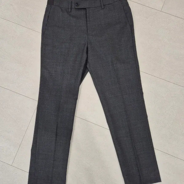 [BUNJANG] Allegri Charcoal Wool Blend Slacks / 알레그리 차콜 슬랙스