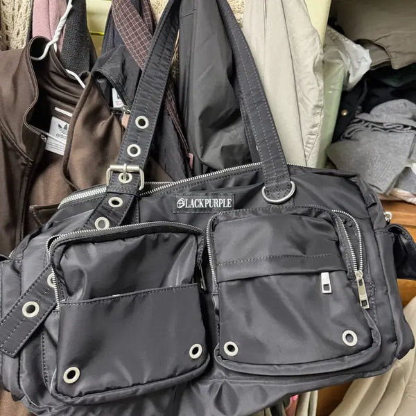 [BUNJANG] Blackpurple Overload Cargo Bag / 블랙퍼플 오버로드 카고백