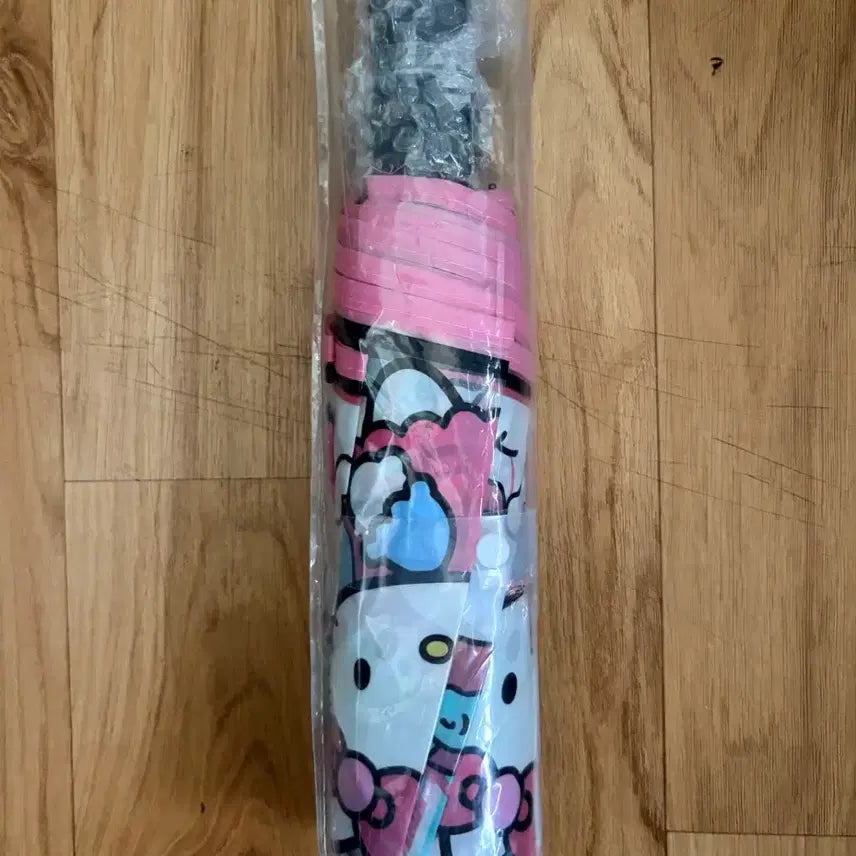 [BUNJANG] Hello Kitty Folding Umbrella Pink / 헬로키티 접이식 우산 핑크