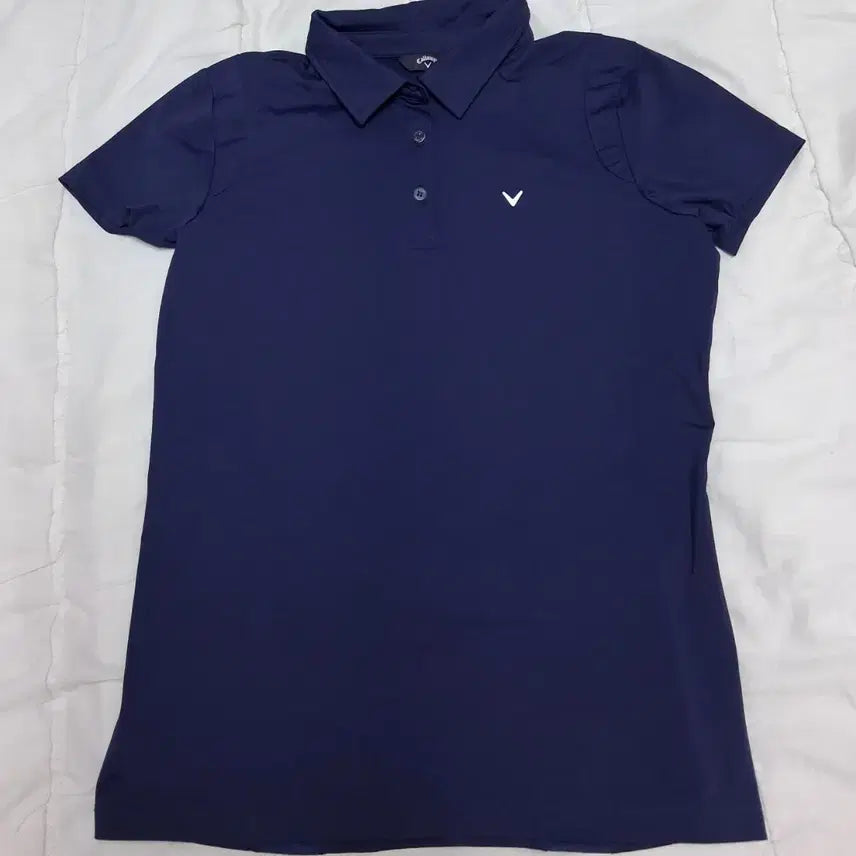 [BUNJANG] Callaway Women's Short Sleeve Polo T-Shirt Size 90 / 여성골프 캘러웨이 반팔카라티셔츠90 이태리수입원단