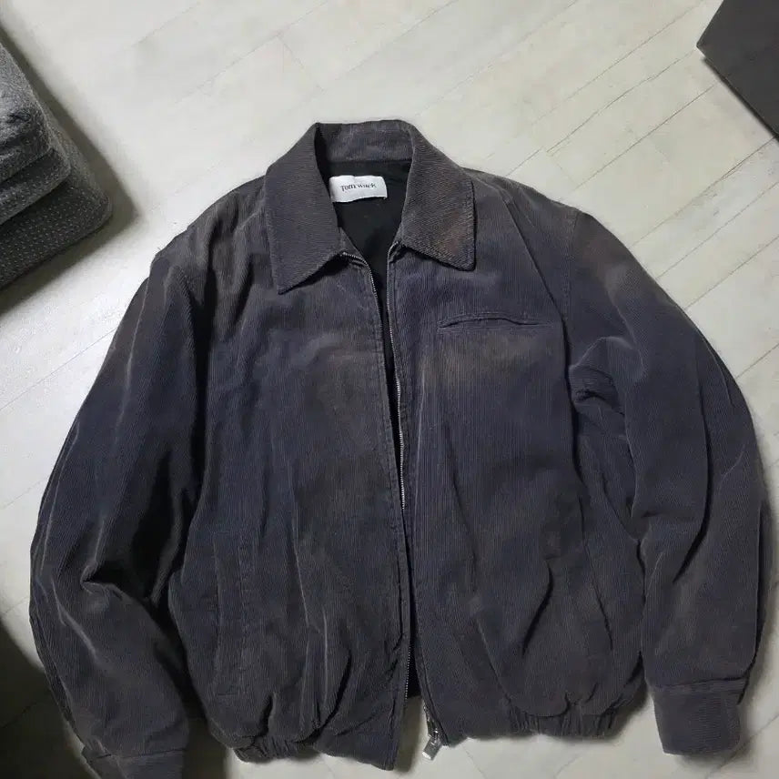 [BUNJANG] Tonywack Garment Washed Corduroy Bomber Jacket / 토니웩 가먼트 워시드 코듀로이 봄버 L