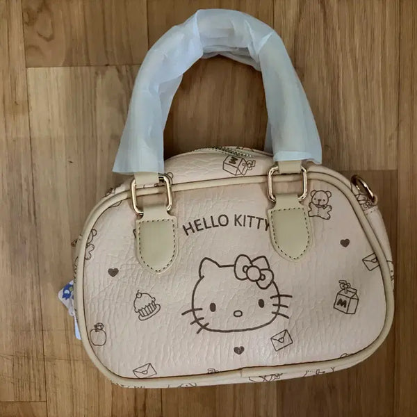 [BUNJANG] Hello Kitty Beige Crossbody Bag / 헬로키티 크로스백 베이지