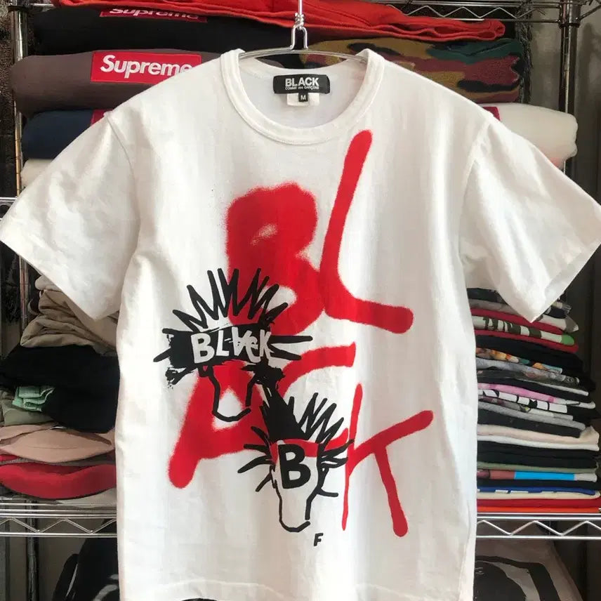 [BUNJANG] Comme des Garçons BLACK Line Short Sleeve T-Shirt / 꼼데가르송 BLACK라인 반팔 티셔츠