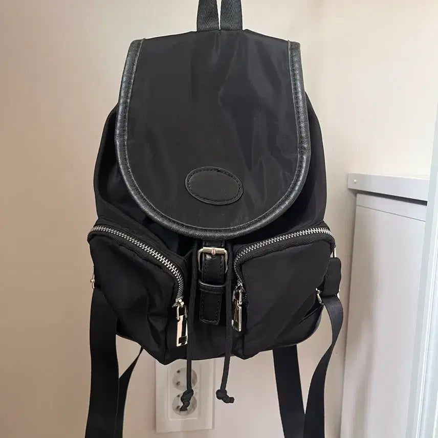[BUNJANG] Ablie Mini Backpack Black / 에이블리 미니 백팩 가방 블랙