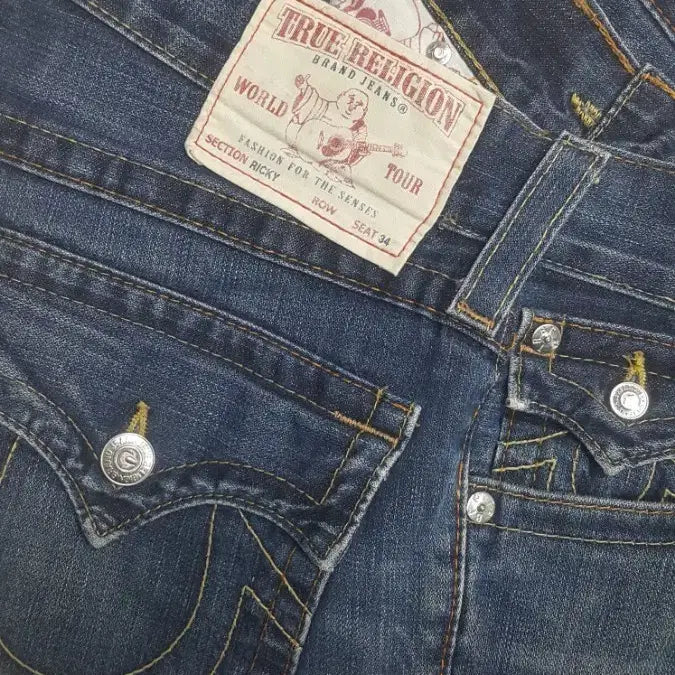 [BUNJANG] True Religion Ricky Jeans (Size 30) - Dry Cleaned / [정품] 트루릴리전(U.S.A) 리키 30"실측(No.739)드라이완료!