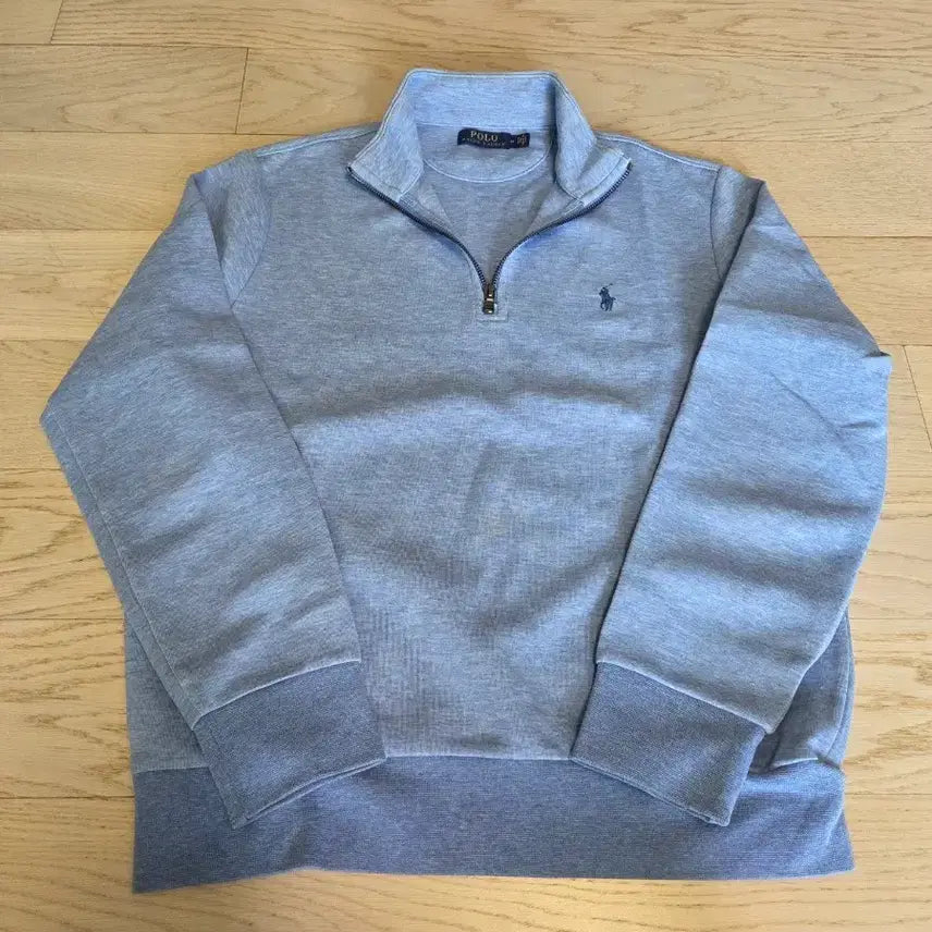 [BUNJANG] Polo Ralph Lauren Half-Zip Sweatshirt Light Blue / 폴로 랄프로렌 하프짚업 맨투맨 라이트 블루