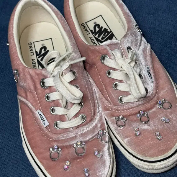 [BUNJANG] Vans x Sandy Liang Era Velvet Sneakers / 샌디 리앙 반스 240