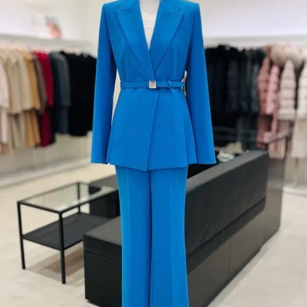 [BUNJANG] Jigott Blue Suit Set / 지고트 블루 정장세트