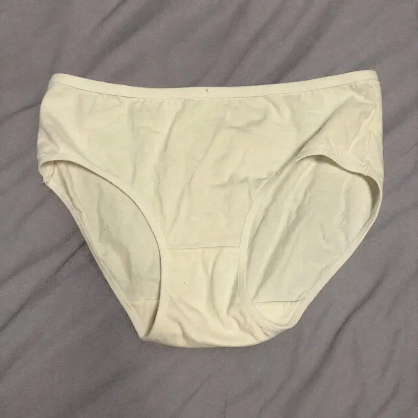 [BUNJANG] Women's White Cotton Panties (Medium) / 중고 면 화이트 여자 팬티 (White) 여성