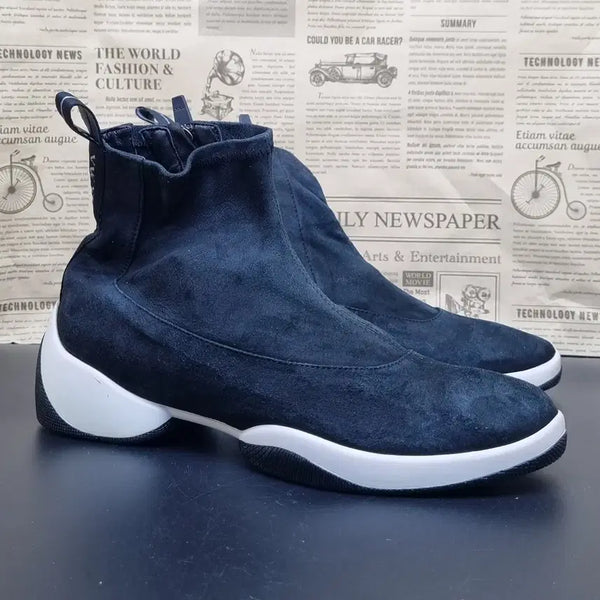 [BUNJANG] Vera Wang Suede Women's High-Top Shoes (245mm, 5cm Heel) / 베라왕 스웨이드 여성 하이탑245 굽5
