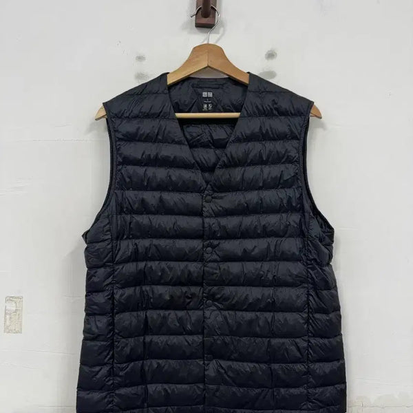 [BUNJANG] Uniqlo Lightweight Padded Vest Dark Navy / (L)유니클로 경량 패딩조끼
