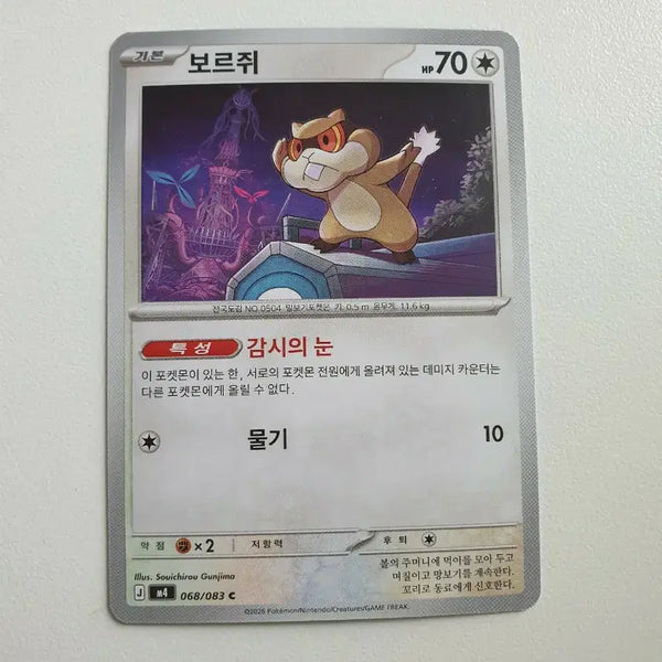 [BUNJANG] Starly Pokemon Card / 보르쥐 포켓몬카드