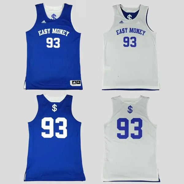 [BUNJANG] Adidas Blue White Colorblock Logo Reversible Mesh Sleeveless Tank Top 3XL / 아디다스 블루 화이트 배색 로고 이지머니 넘버93 리버시블 메쉬 기능성 슬리브리스 민소매 나시 3XL