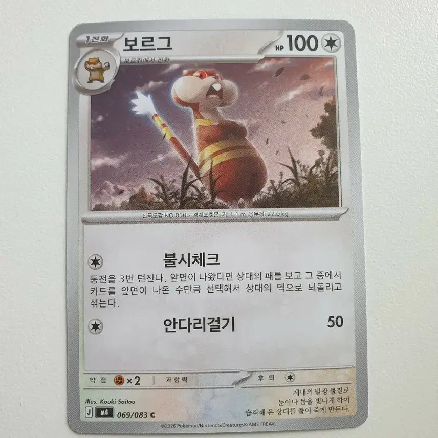 [BUNJANG] Borg Pokemon Card / 보르그 포켓몬카드