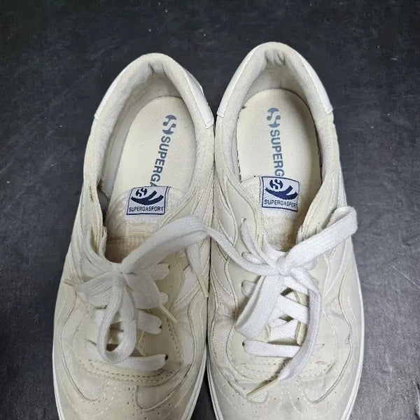 [BUNJANG] Superga Classic Sneakers White 38EU 245mm / 수페르가 스니커즈 클래식 흰색 38EU 245mm정도 상태좋음