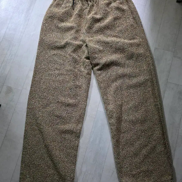 [BUNJANG] CRUSH AGAIN Yellow Tweed Track Pants L / 크러쉬어게인 옐로우 트위드 트랙 팬츠 L