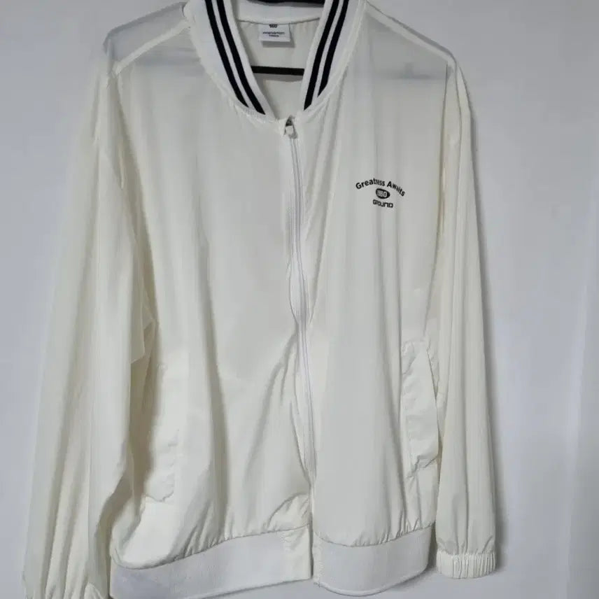 [BUNJANG] Hangtenwhite Bomber Jacket / 행텐화이트 봄버 자켓90