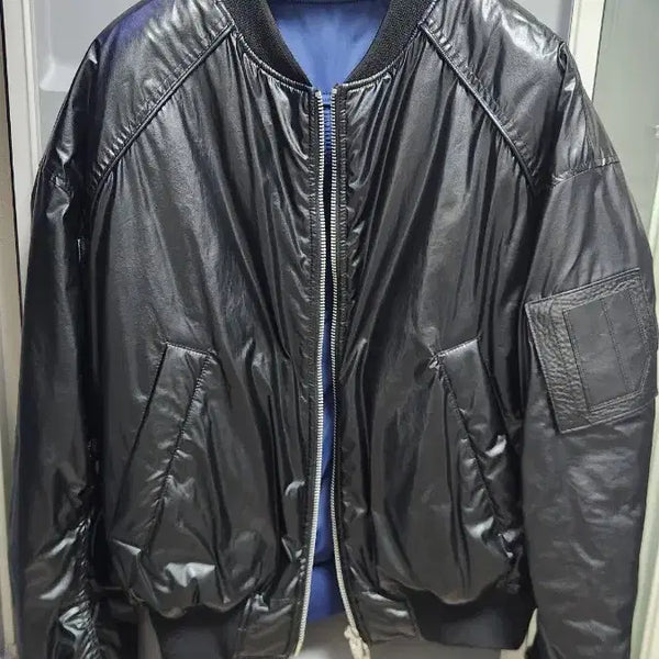 [BUNJANG] Juun.J MA-1 Reversible Bomber Jacket Black / 준지 컬렉션 ma-1 마원 44