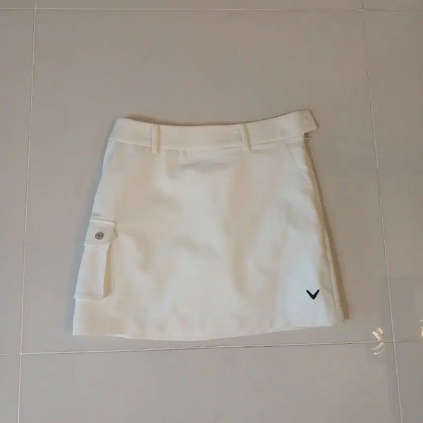 [BUNJANG] Callaway Golf Skirt White / 캘러웨이 골프 치마 흰색